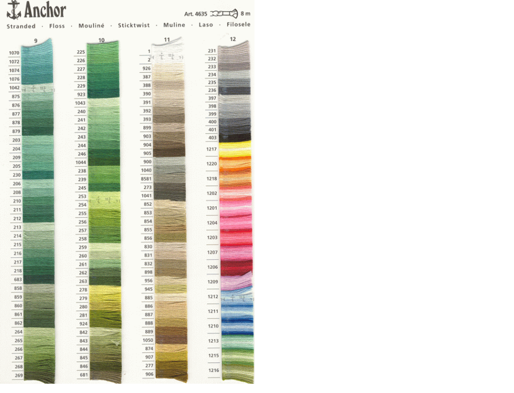 Anker borduurgaren kleur 0258
