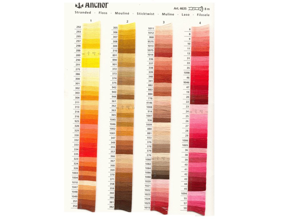 Anker borduurgaren gegoten kleur 0349