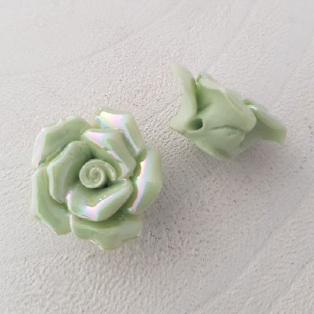 Bloem 20 mm N°02-10 Turquoise groen