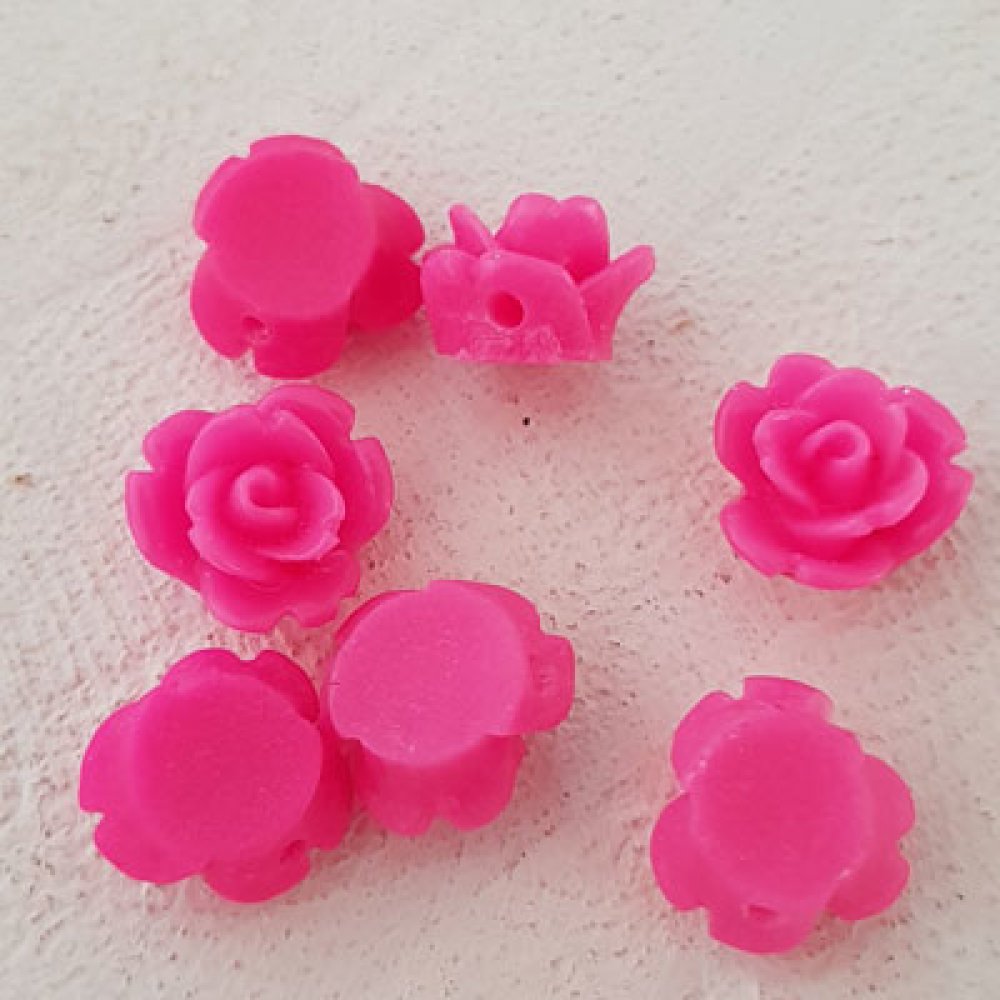 Synthetische bloem 09 mm N°01-22 Rose-2