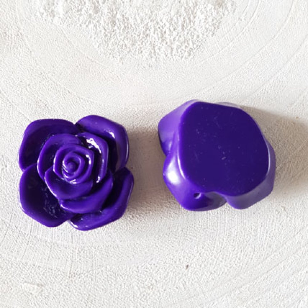 Synthetische bloem 37 mm N°06-08 Purper