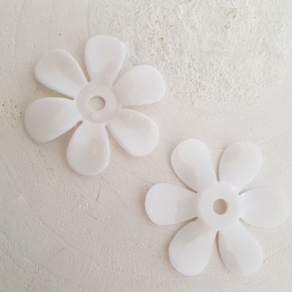 Synthetische bloem N°01 Wit