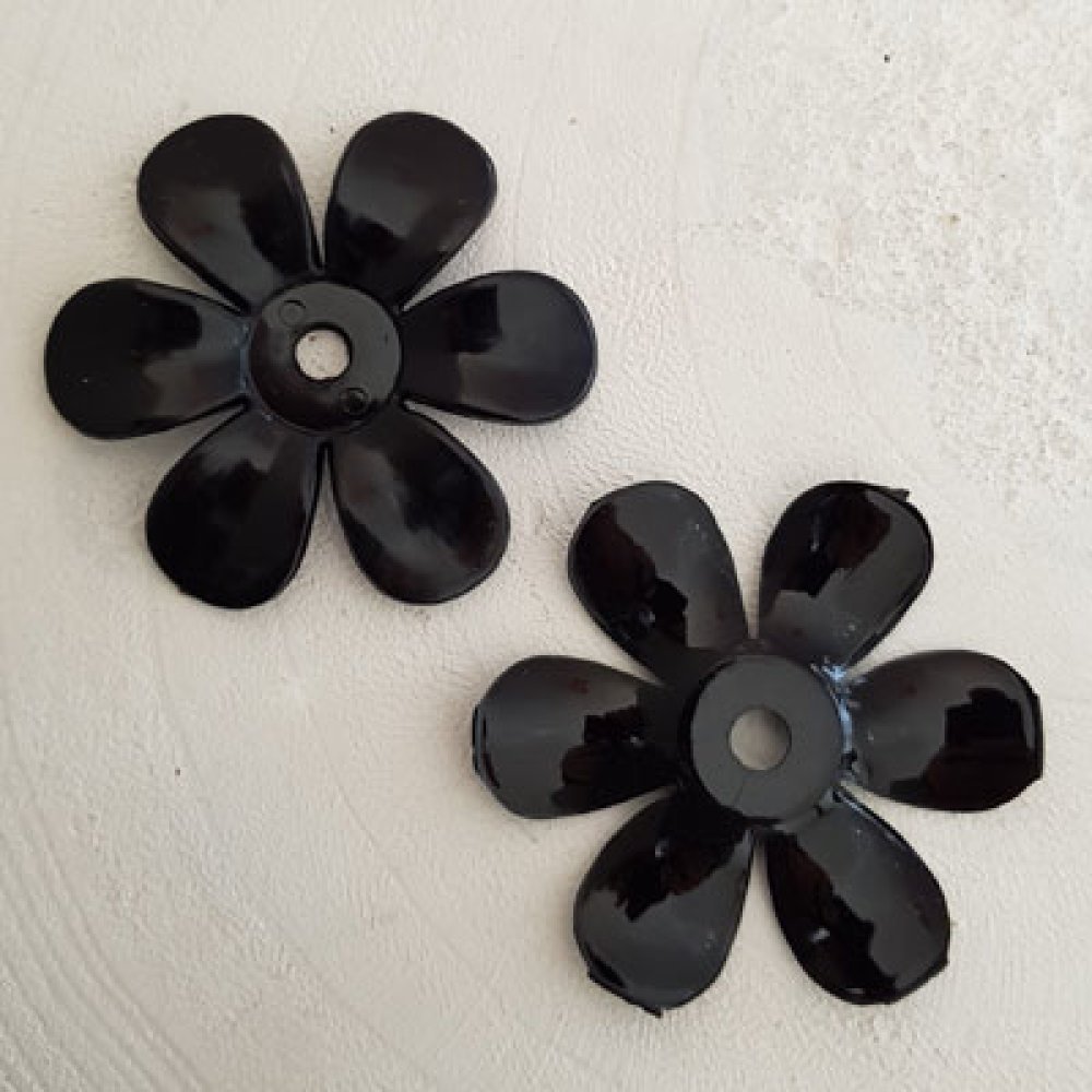 Synthetische Bloem N°01 Zwart