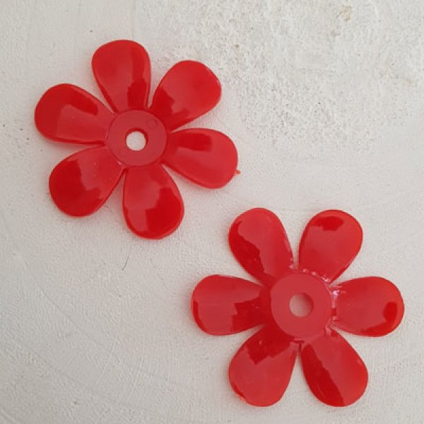 Synthetische bloem N&deg;01 Rood