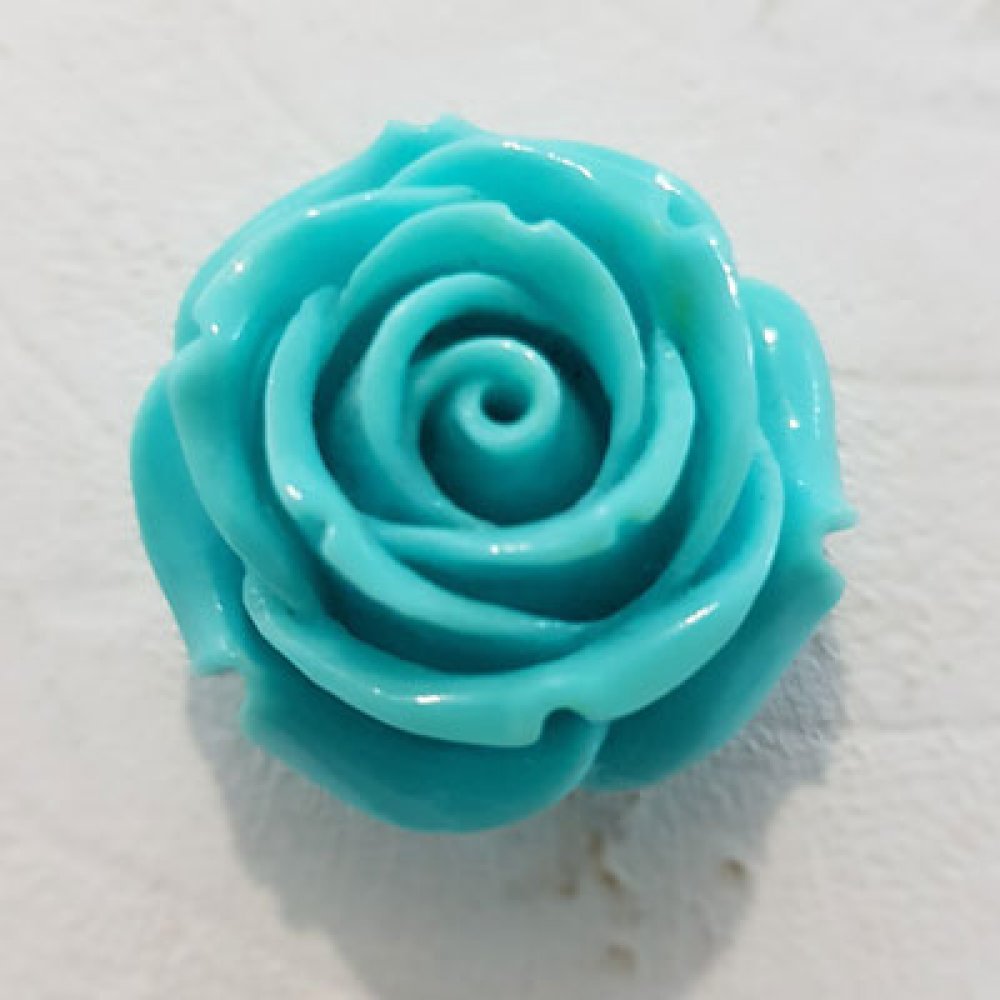 Synthetische bloem N°03-07 turkoois