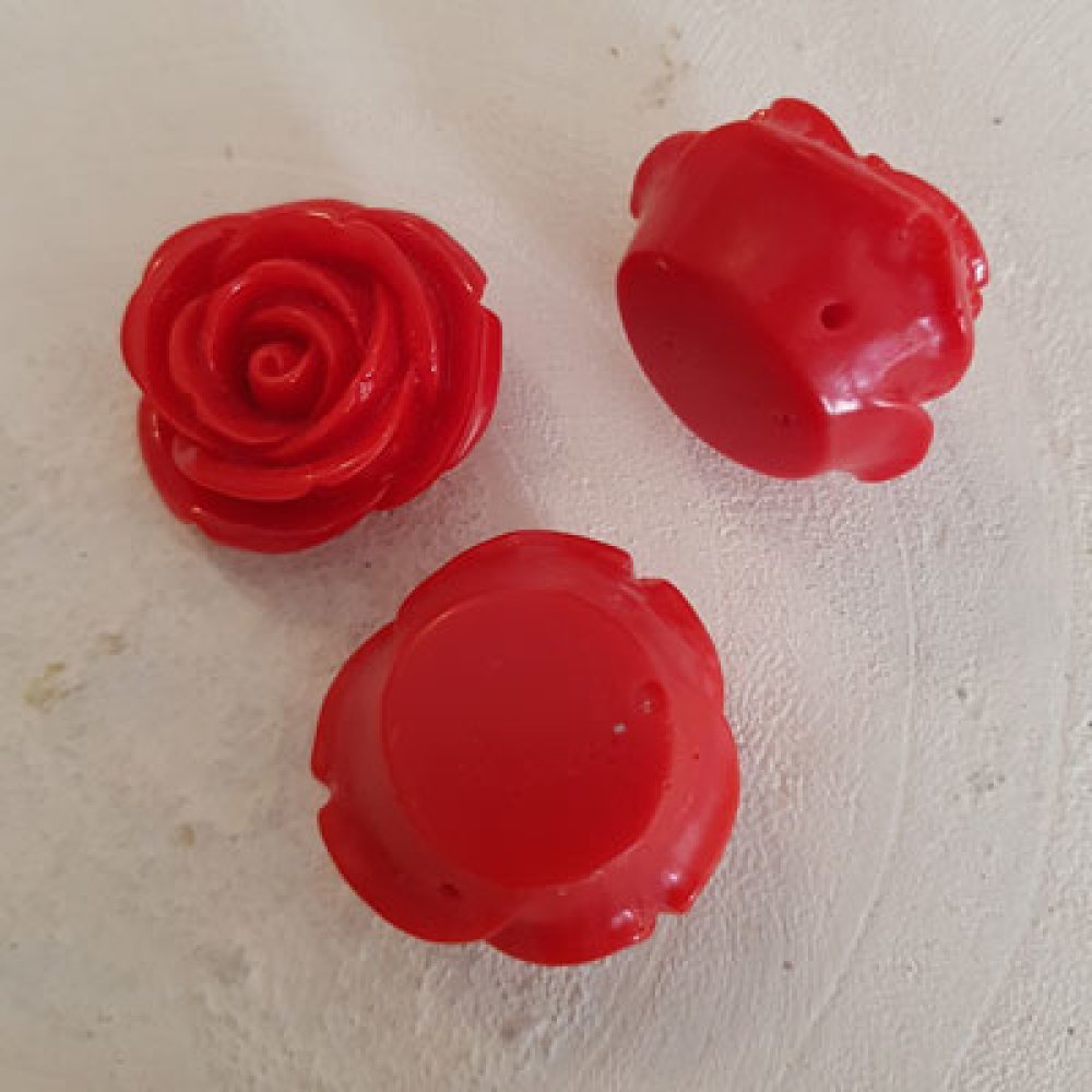 Synthetische bloem nr. 03-21 rood