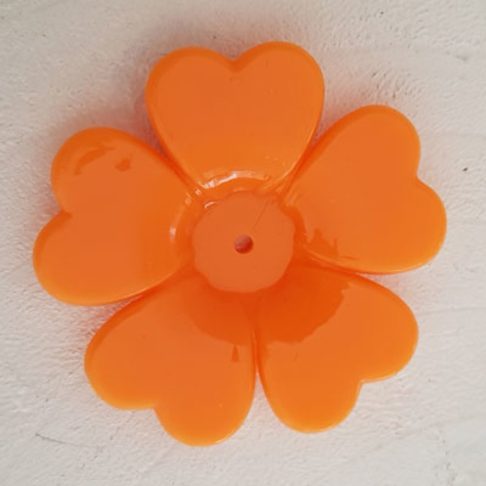 Synthetische bloem N°01-01 oranje