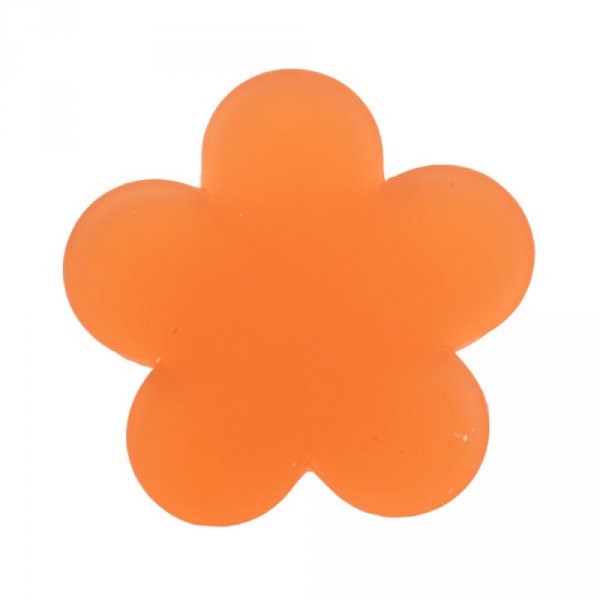 Fleur pvc 26 mm Orange Opaline