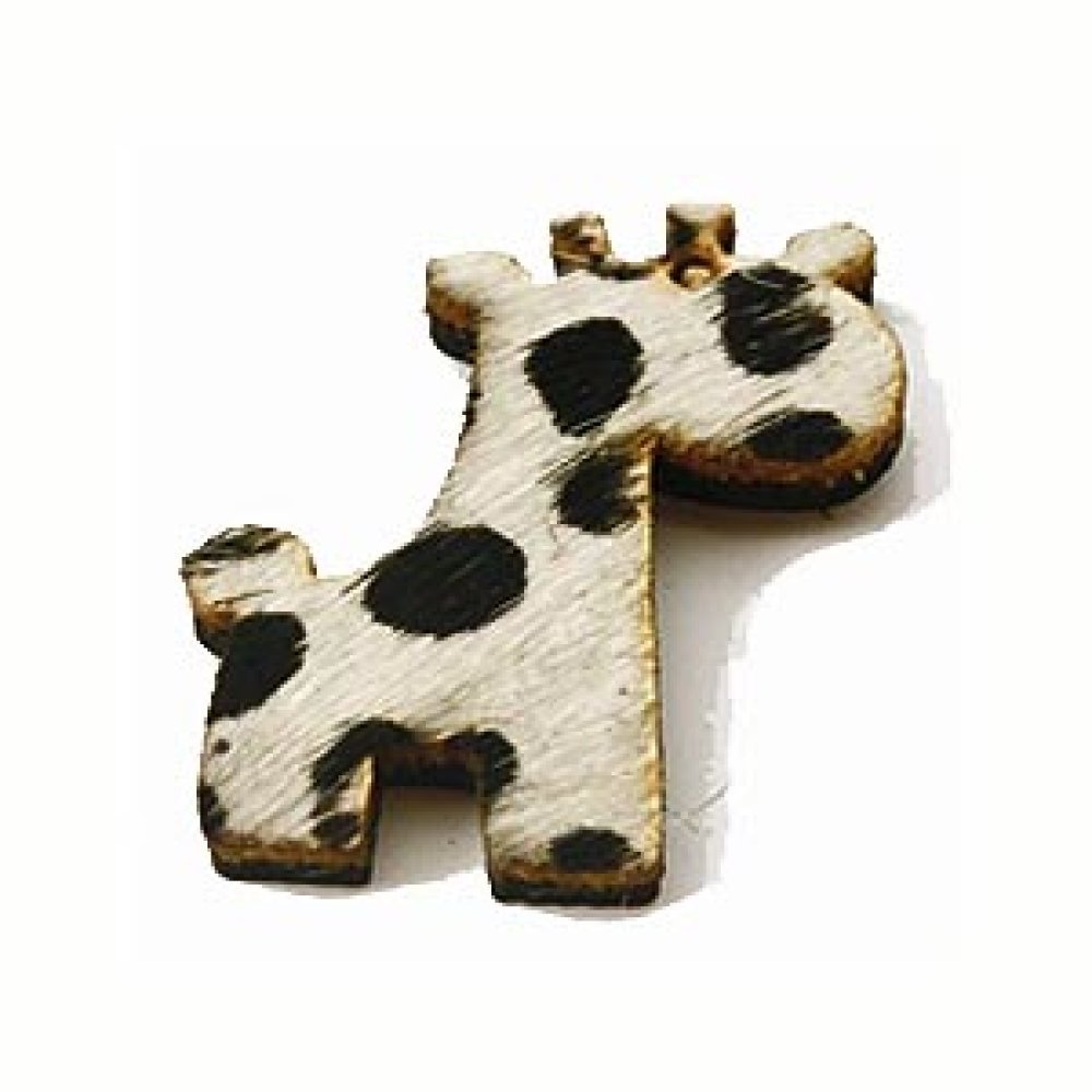 Giraffe Bont Wit 26x34mm x 1