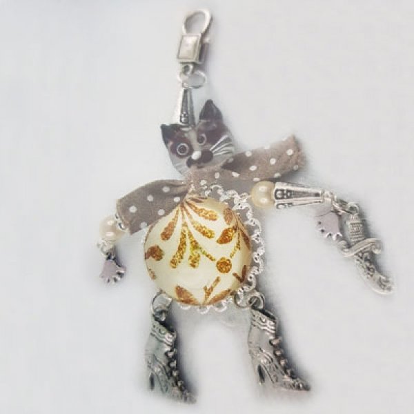 Kit Poup&eacute;e Porte Cl&eacute; Max le Chat N&deg;01