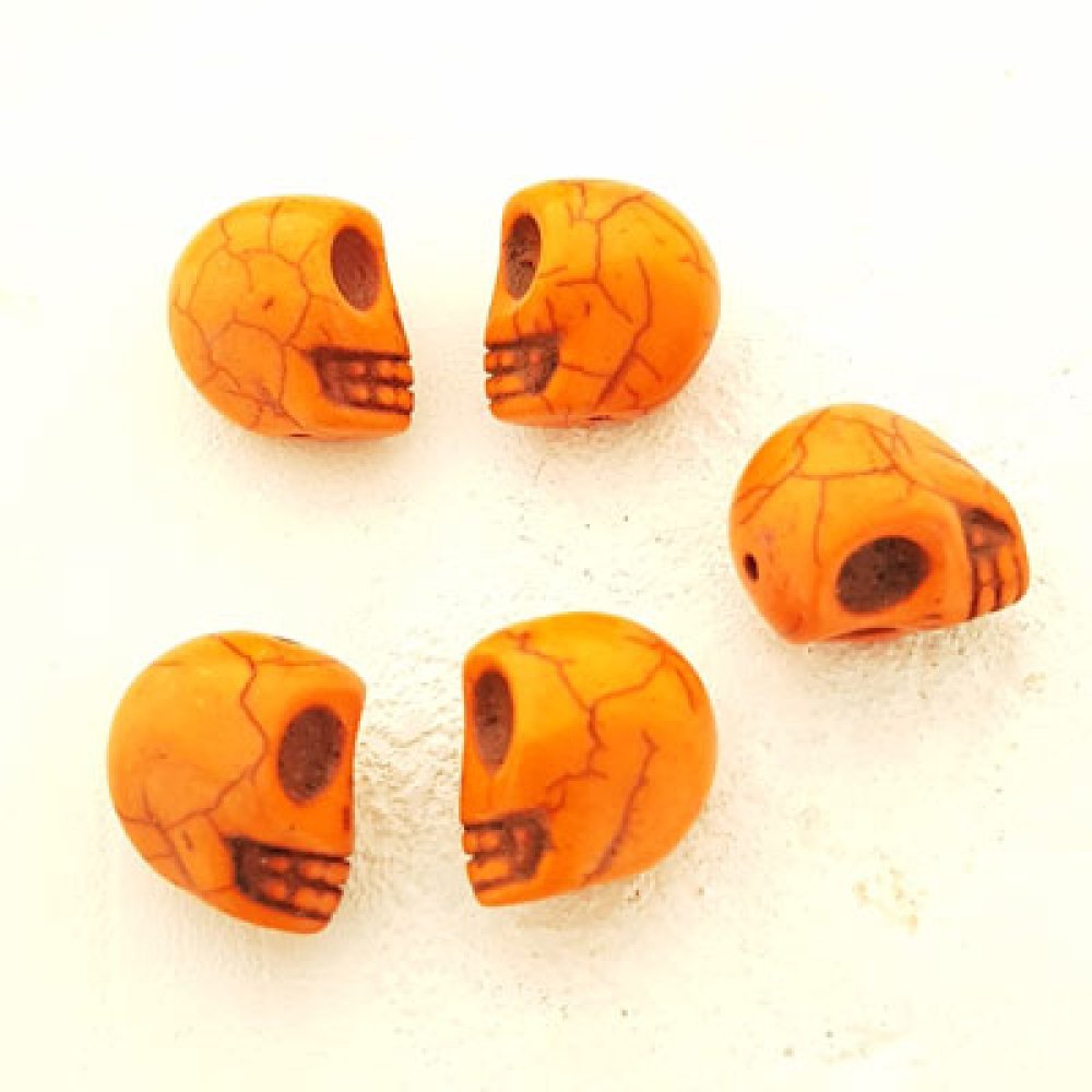 Kavel 01 Howliet Getinte Schedels 18 mm