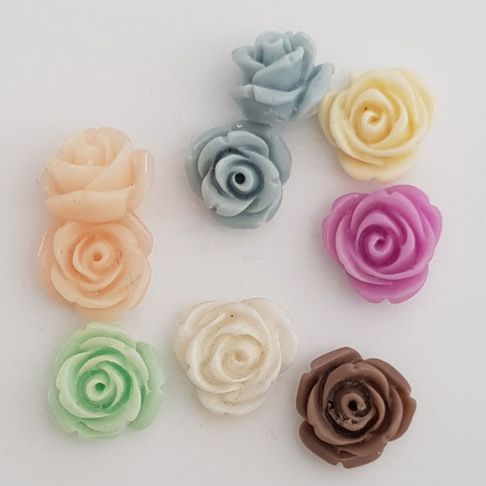 Partij 02 Synthetische bloem x 9 stuks