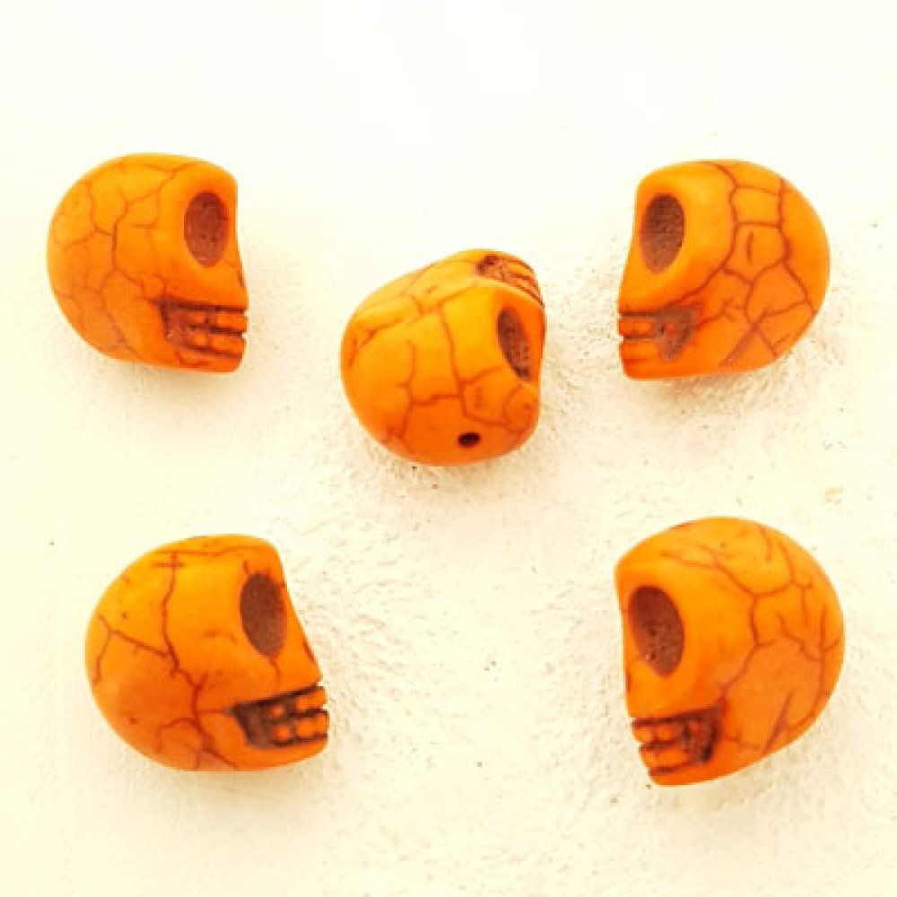 Kavel 02 Getinte Howliet Schedels 18 mm
