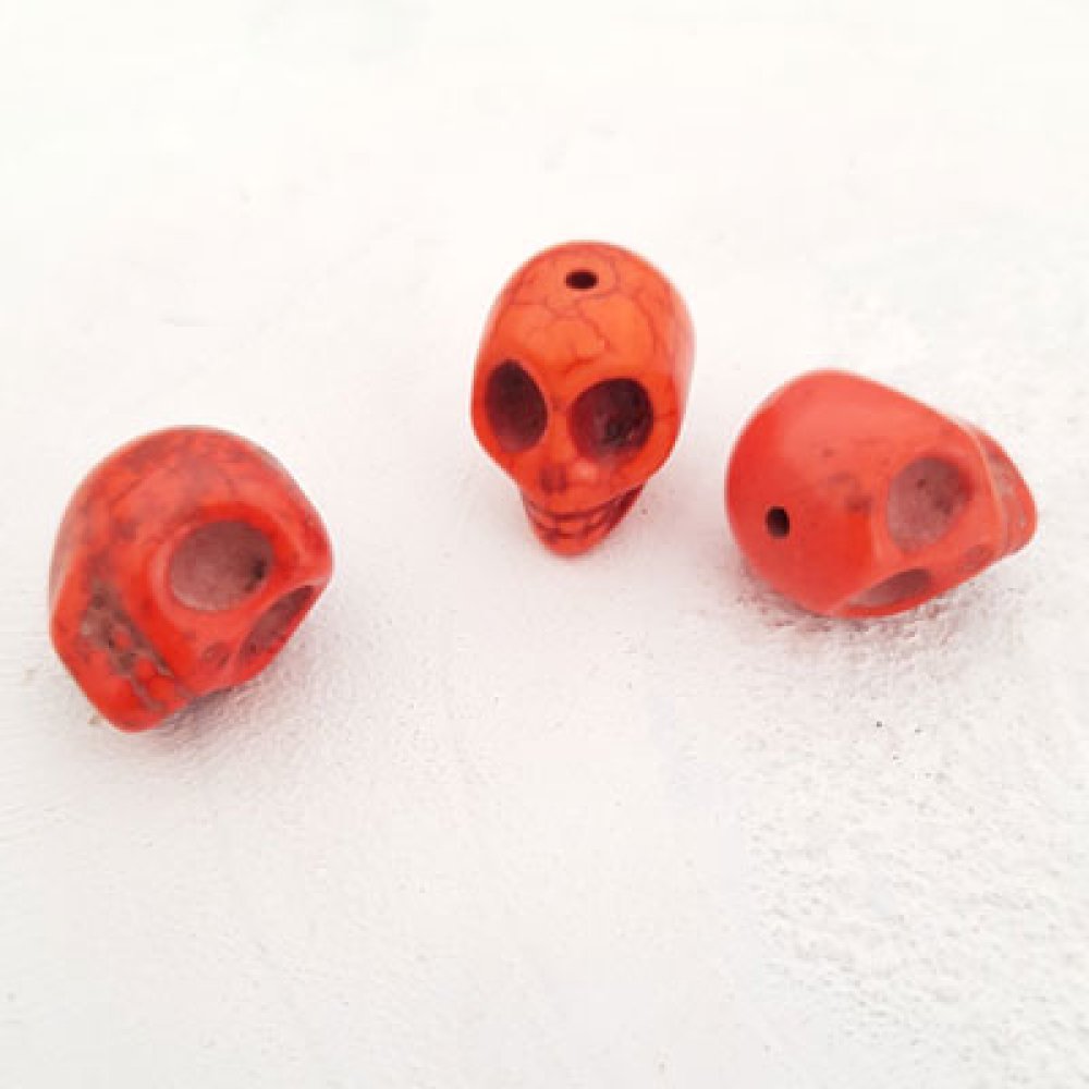 Lot 07 Howliet Getinte Schedels 18 mm