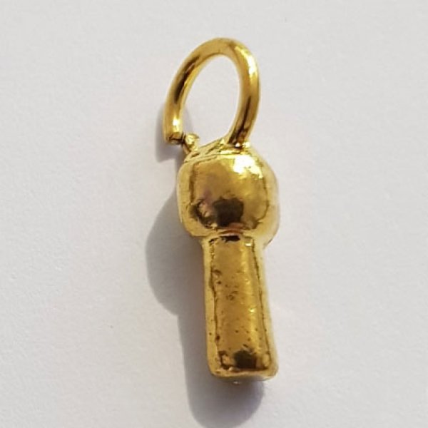 Set van 10 holle PVC-koordsluitingen 5 mm