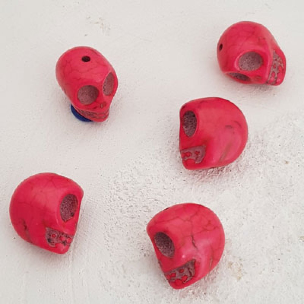 Kavel 12 Howliet Getinte Schedels 18 mm