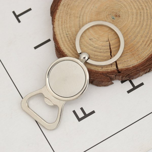 Set van 5 zilveren sleutelhangers 25 mm N&deg;01