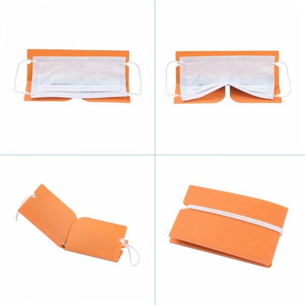 Plastic Opberg Clip Organiser Oranje