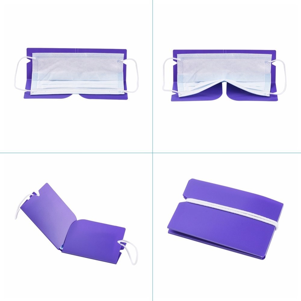 Paarse Plastic Opberg Clip Organisator
