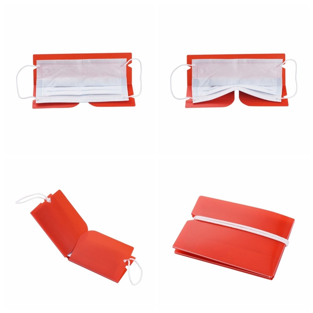 Plastic Opberg Clip Organiser Rood