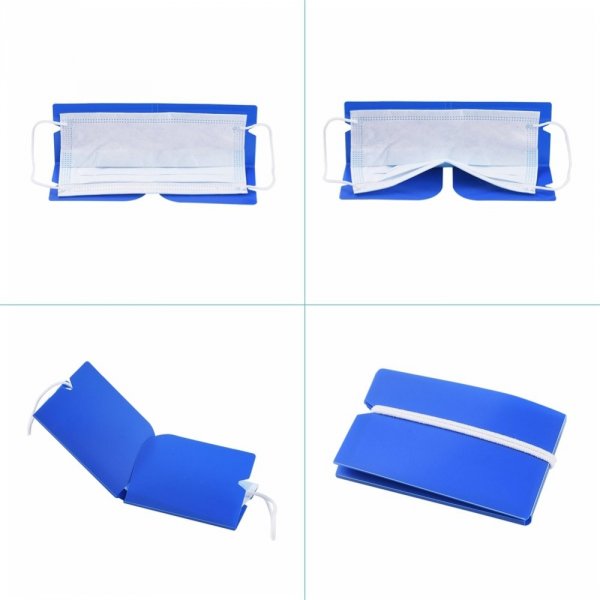 Dodgerblue Plastic Opberg Clip Organiser