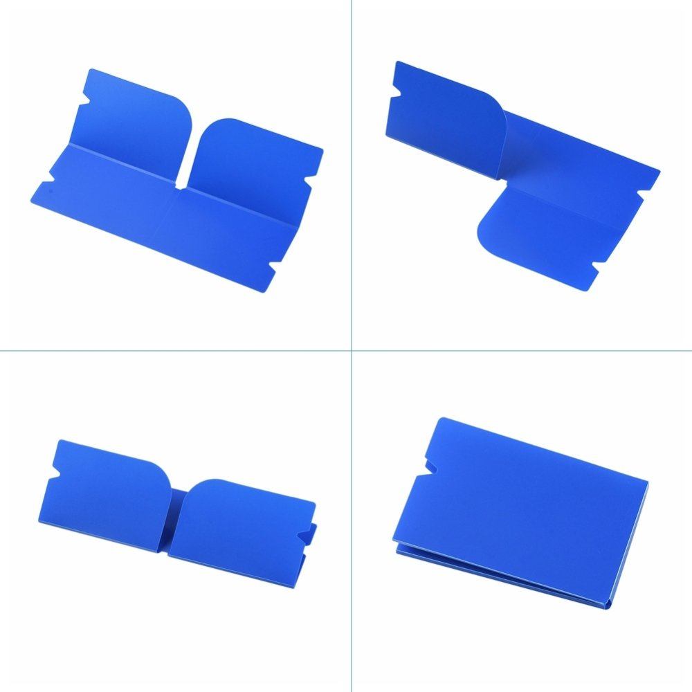 Dodgerblue Plastic Opberg Clip Organiser