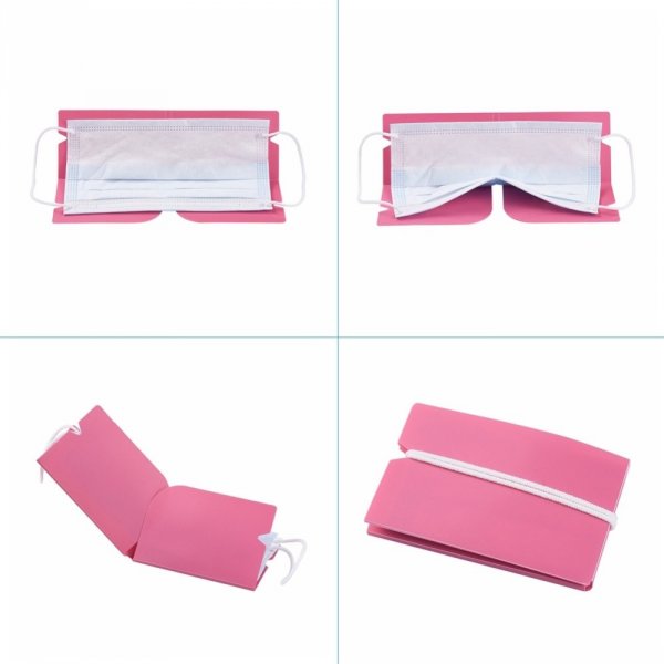 Plastic Opberg Clip Organiser Roze