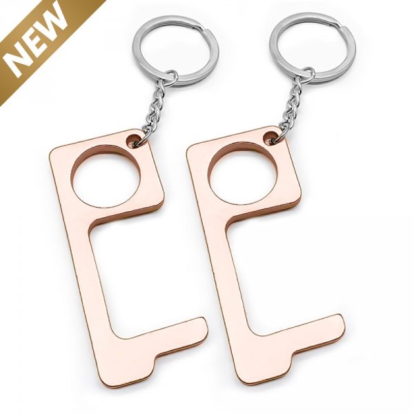 Contactloze deuropener N&deg;01 Ros&eacute;goud