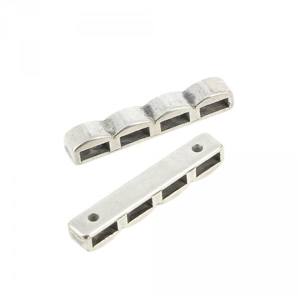 Doorgang 06 mm in Zamak N&deg;24-02 Zilver