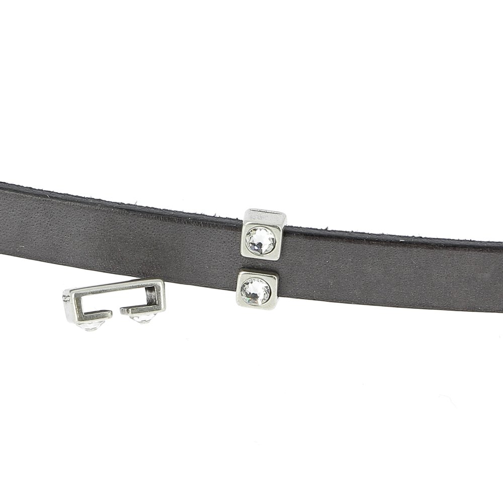 10 mm Zamak doorvoer N°23 Zilver