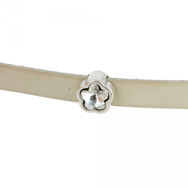 10 mm Zamak doorvoer N&deg;26 Zilver