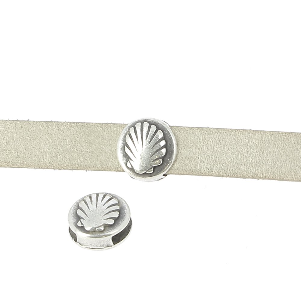 10 mm Zamak doorvoer N°28 Zilver