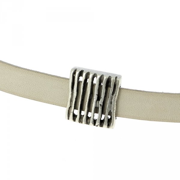 10 mm Zamak doorvoer N&deg;33 Zilver