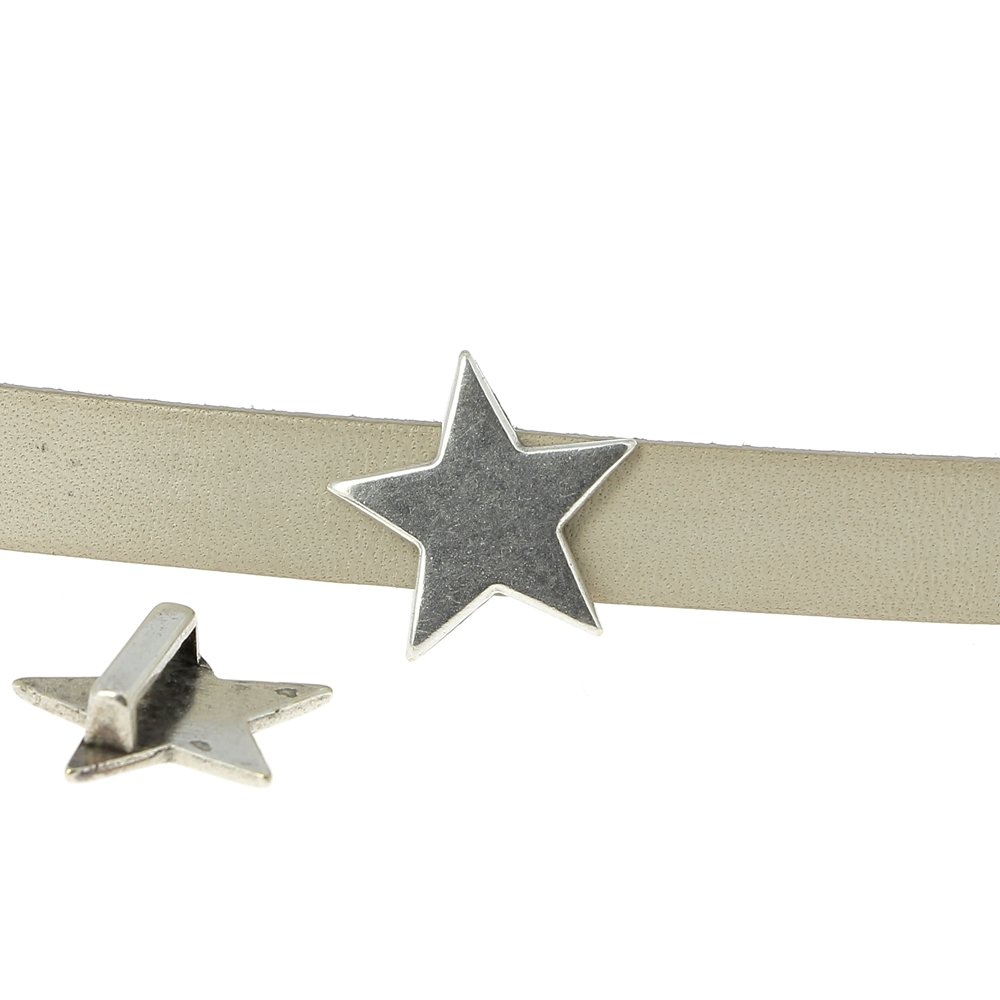 10 mm Zamak doorvoer N°49 Zilver
