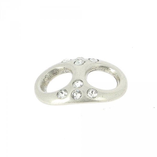 10 mm Zamak doorvoer N&deg;55 Zilver