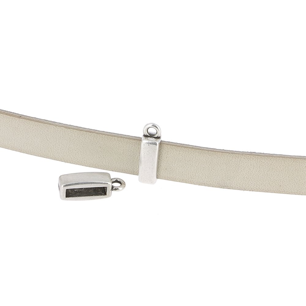 10 mm Zamak doorvoer N°20 Zilver