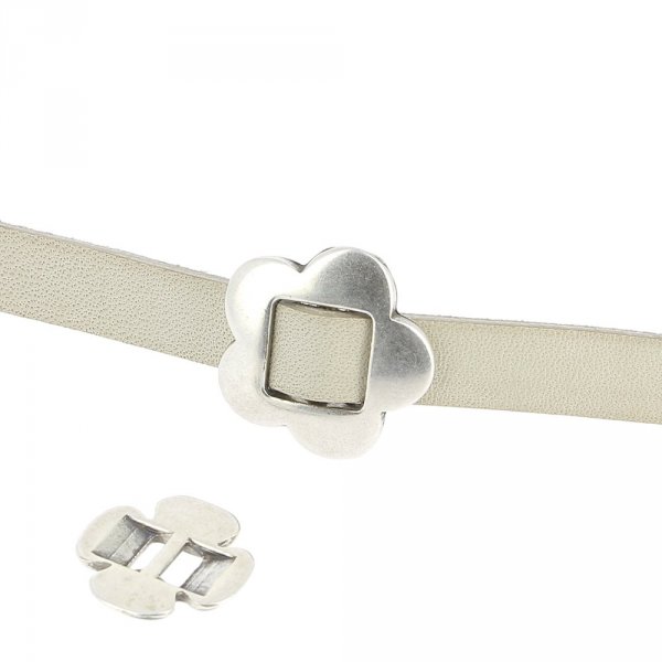 10 mm Zamak Passage N&deg;01 Zilver