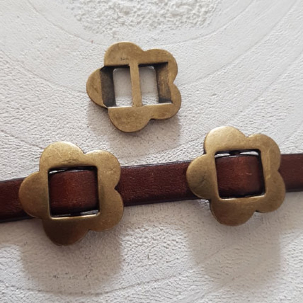 10 mm Zamak doorvoer N°01 Brons