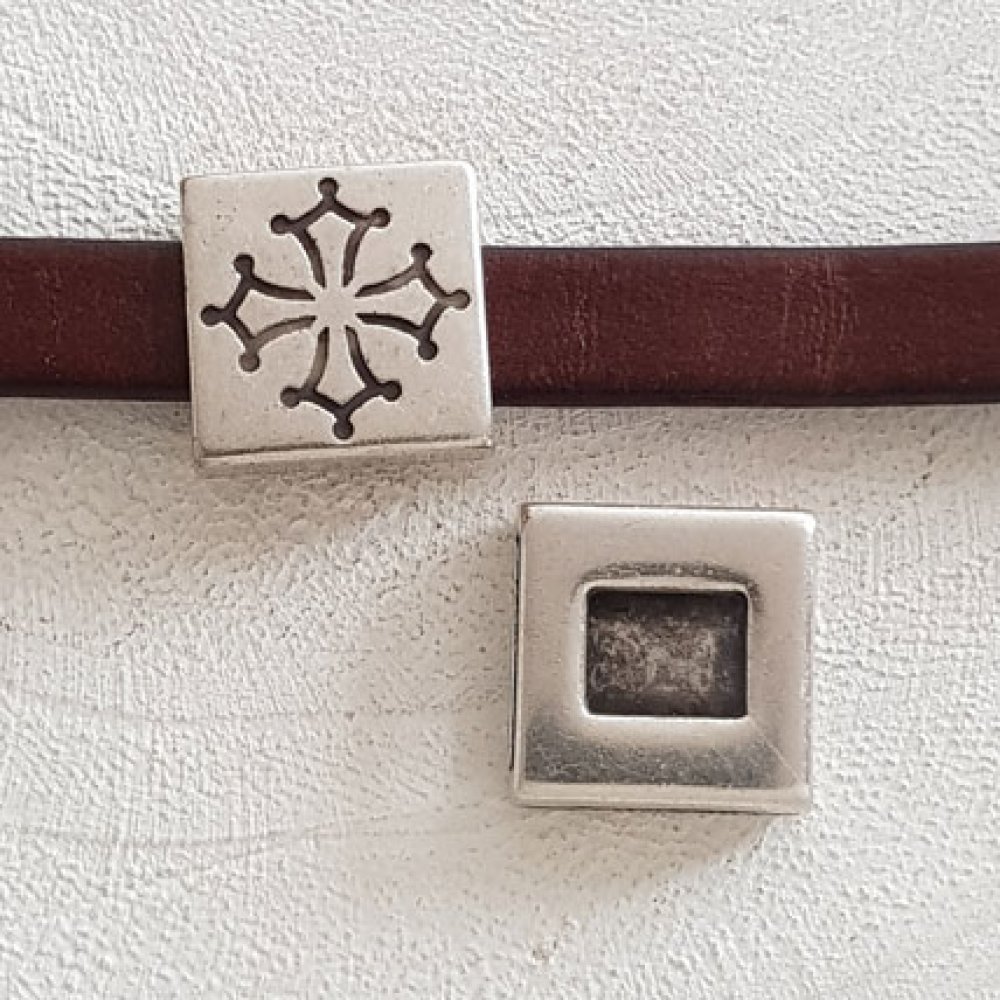 13 mm Zamak doorvoer N°25 Zilver