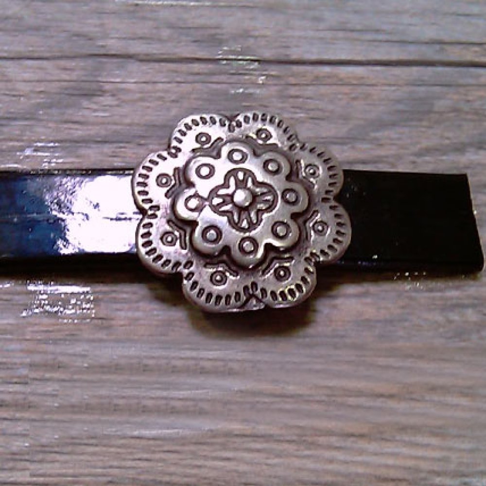 13 mm Zamak doorvoer N°09 Zilver