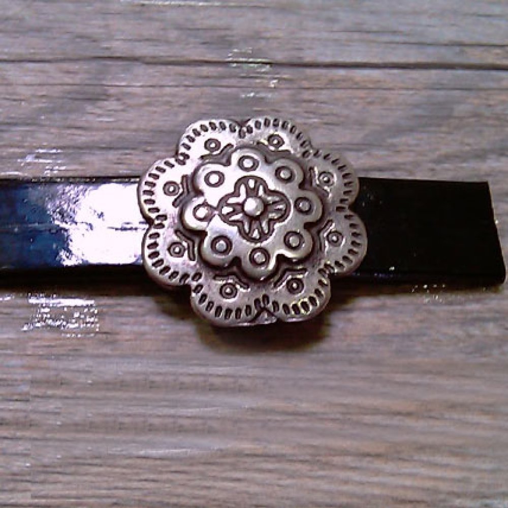 13 mm Zamak doorvoer N°09 Zilver