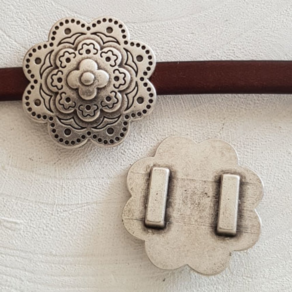 Zamak N°10 Zilver 13 mm Passage
