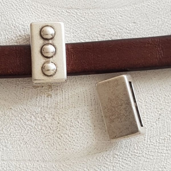 Zamak N&deg;18 Zilver 13 mm doorvoer