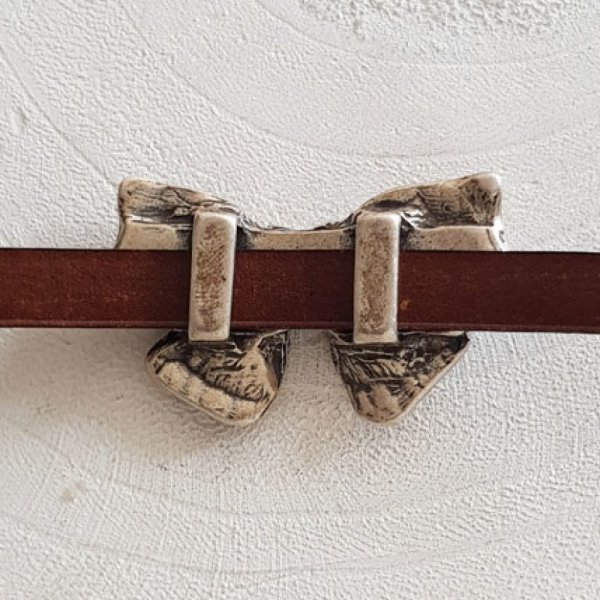 Zamak N&deg;19 Zilver 13 mm doorvoer