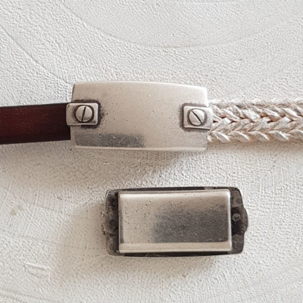 13 mm Zamak Passage N°20 Zilver