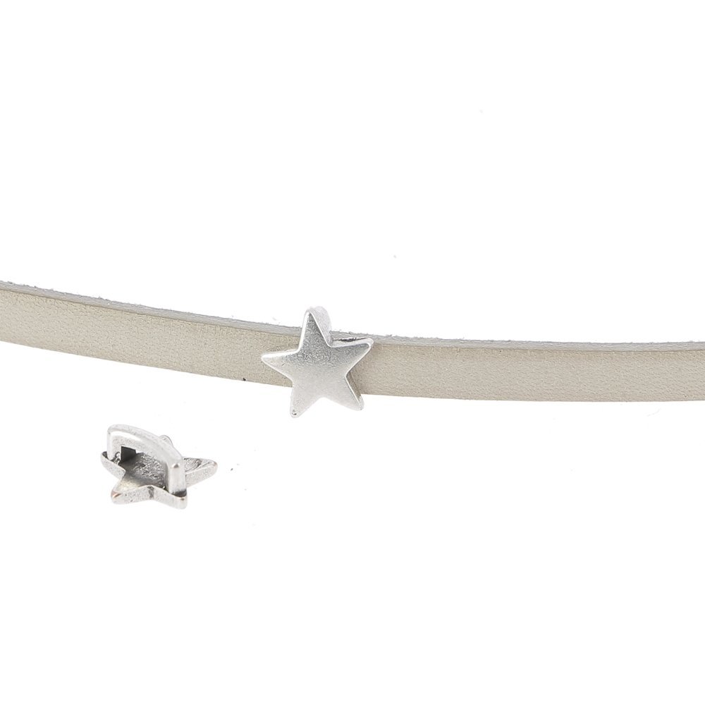 5 mm Zamak doorvoer N°07 Zilver