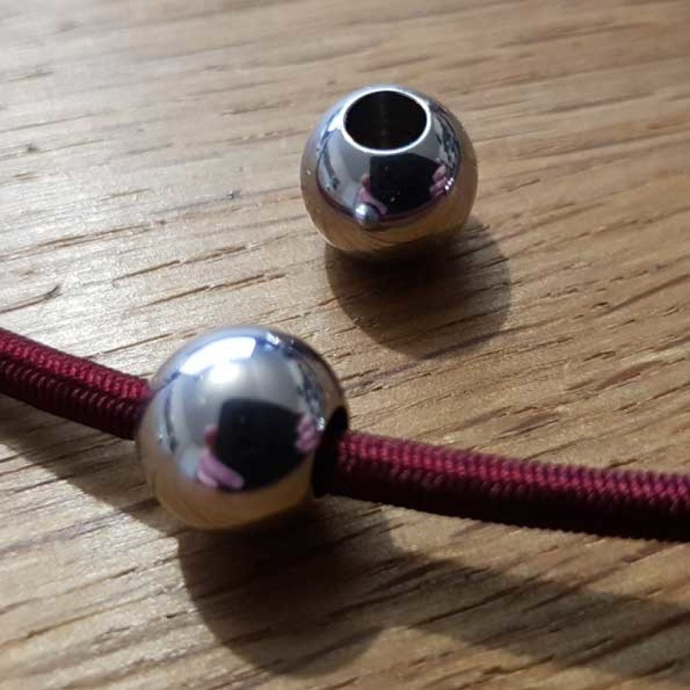 Kraal 10 mm Roestvrij staal N°01