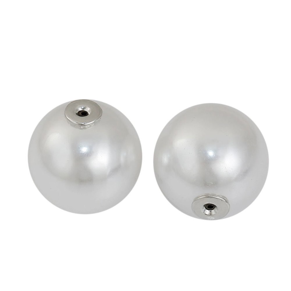 Kraal 1 drukgat 10 mm Wit