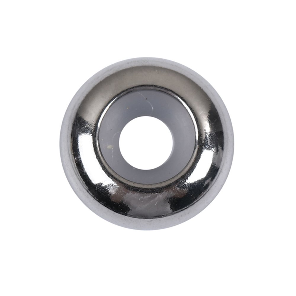 8 mm roestvrij stalen kraal (met verstelbare siliconen kern).