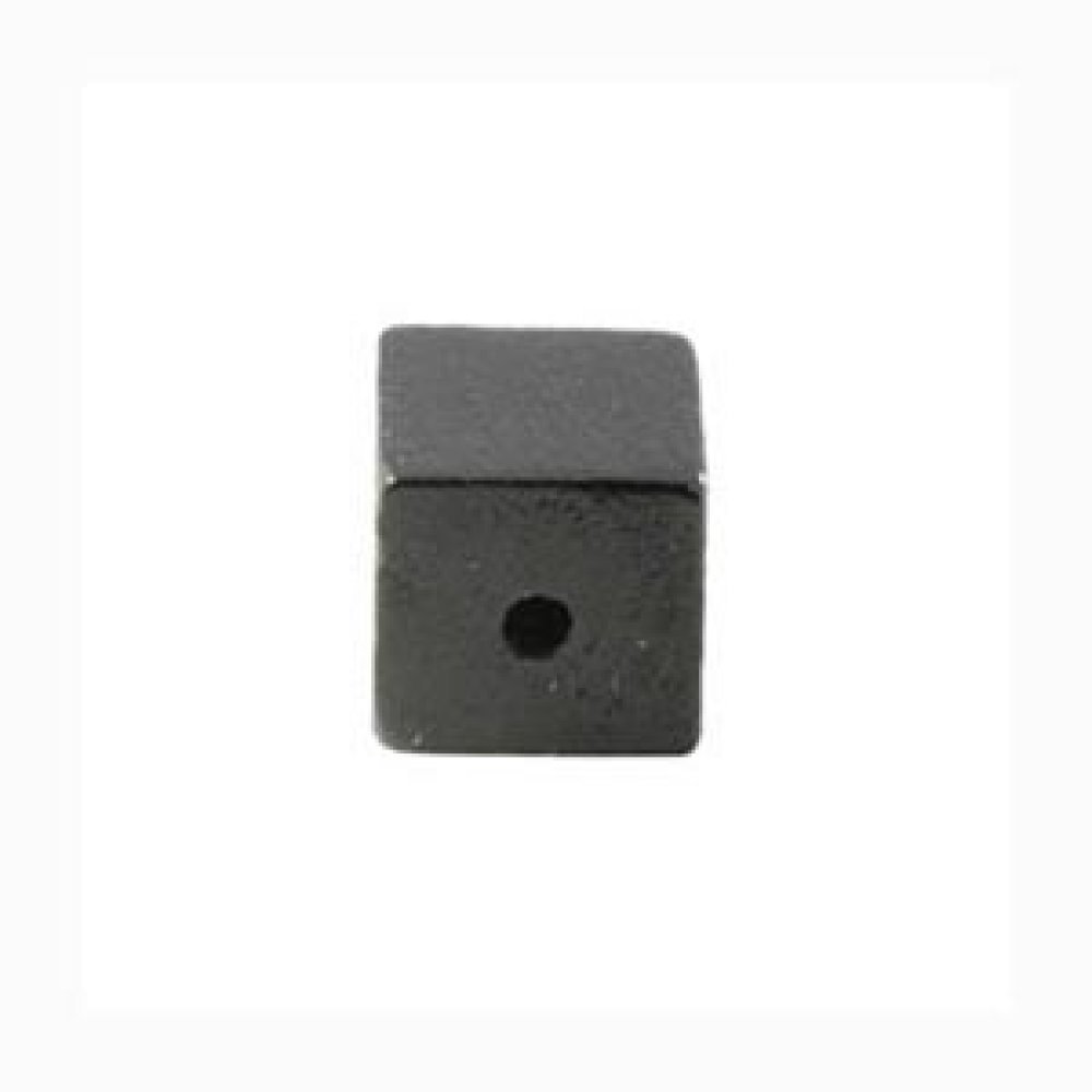 Houten Kubus / Vierkant 10 mm Zwart